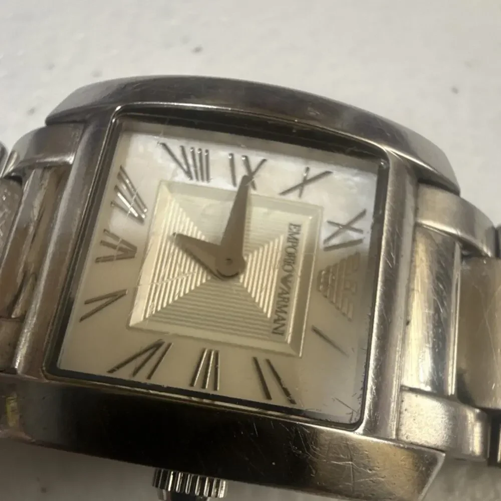 Emporio Armani AR-5704 Womens Watch 5.5” Band 23mm Case New Battery (B33)